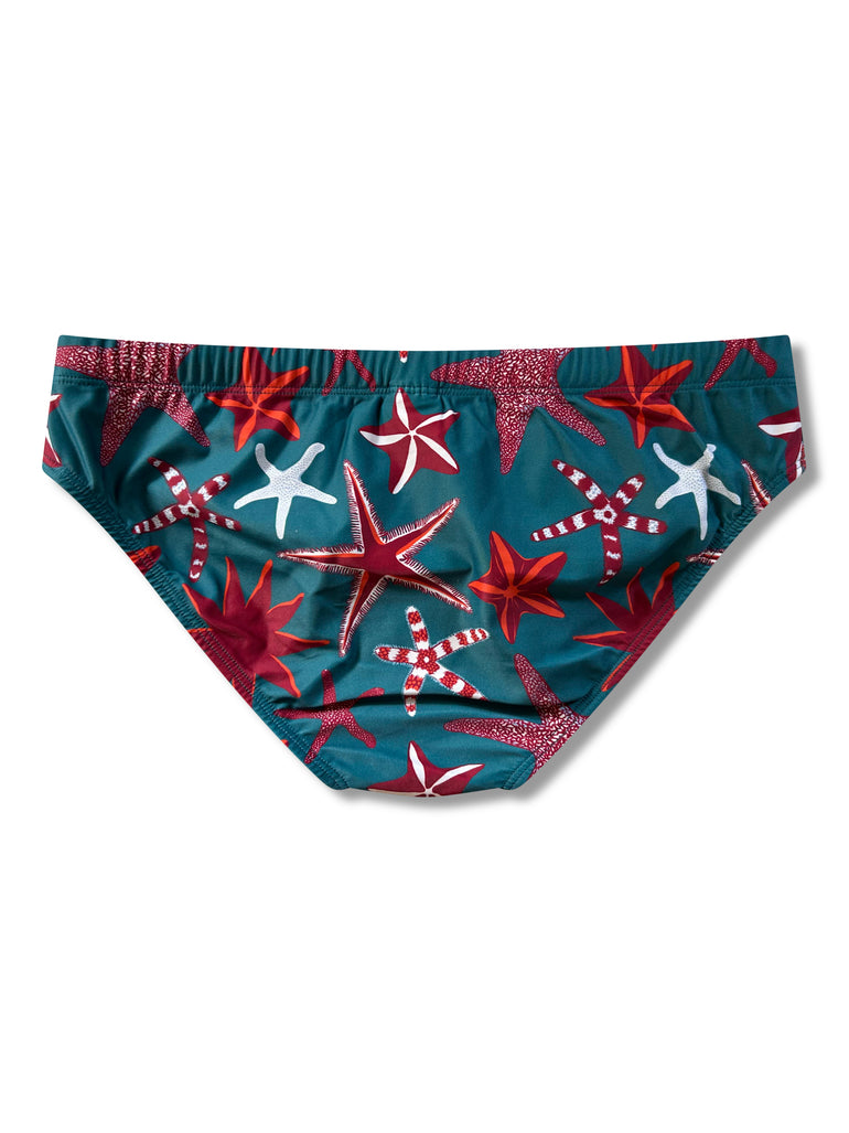 Elia Slip in Estrella de Mar Verde Back by Bas Bains