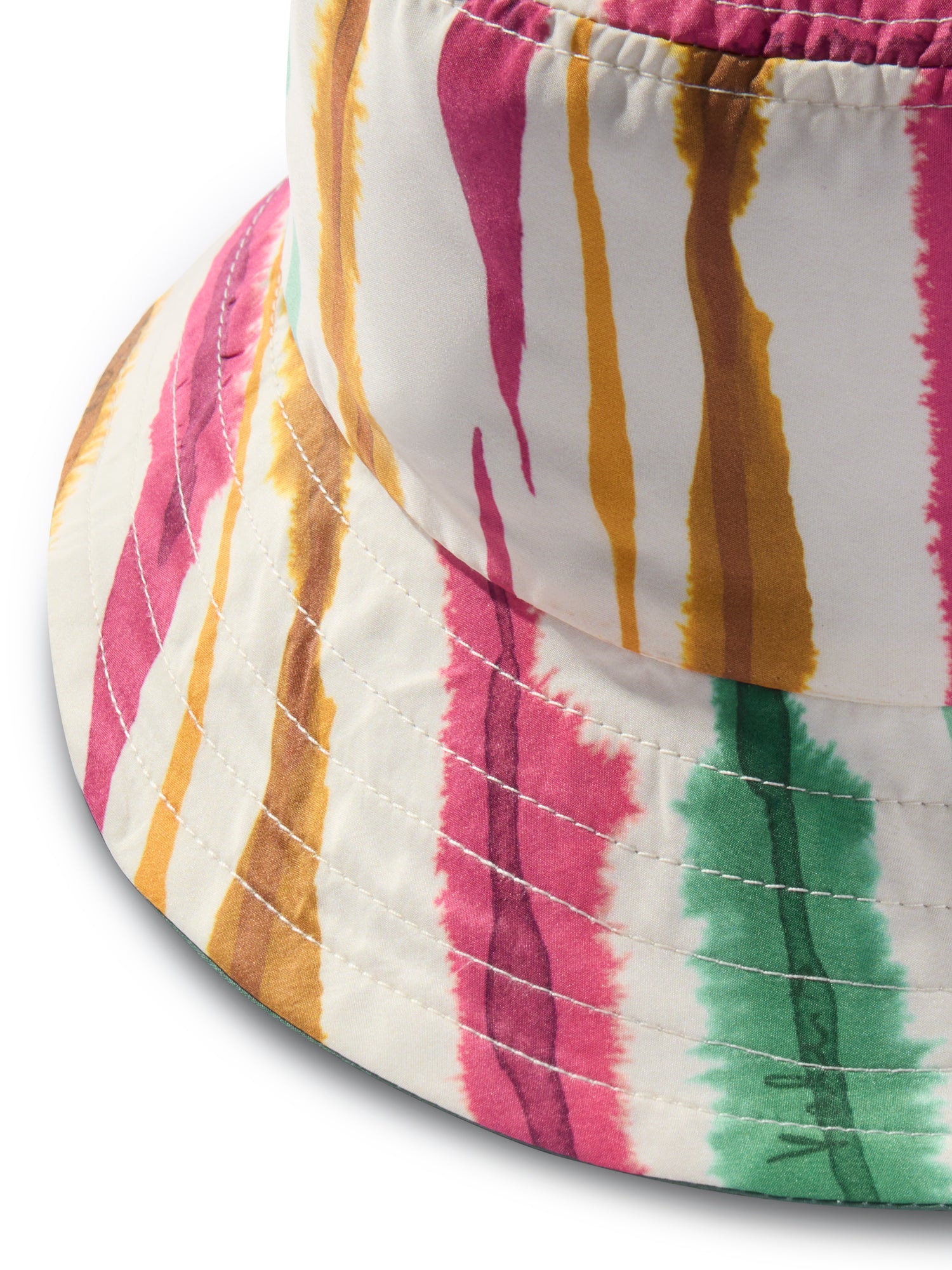 image of kaleis bucket hat in Eivissa print detail view by Bas Bains