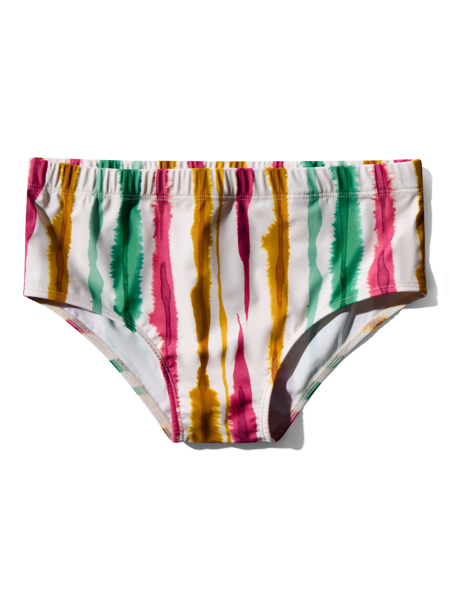 image of swimwear sunga in Eivissa print front view by Bas Bains