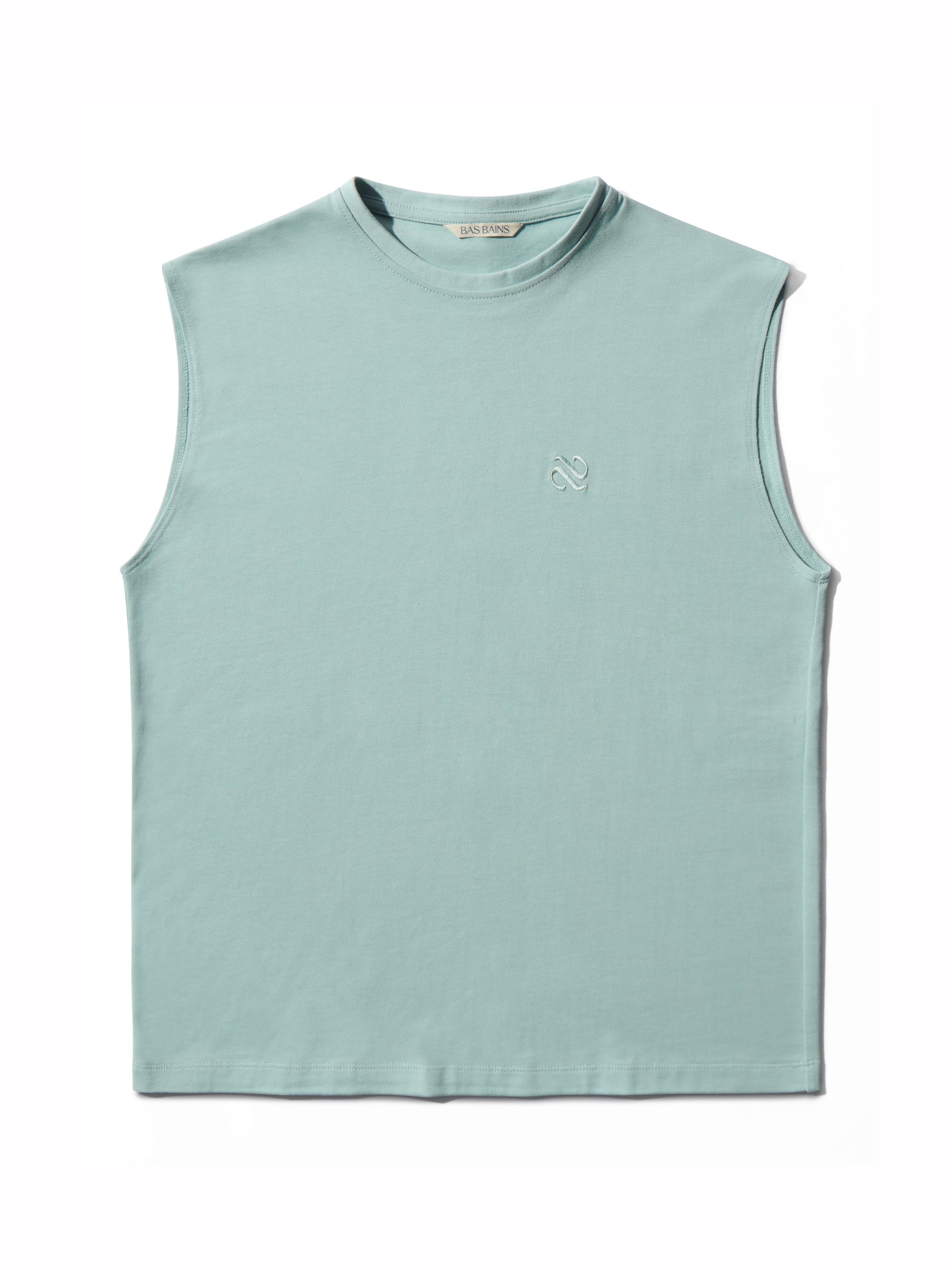 mint green sleeveless top